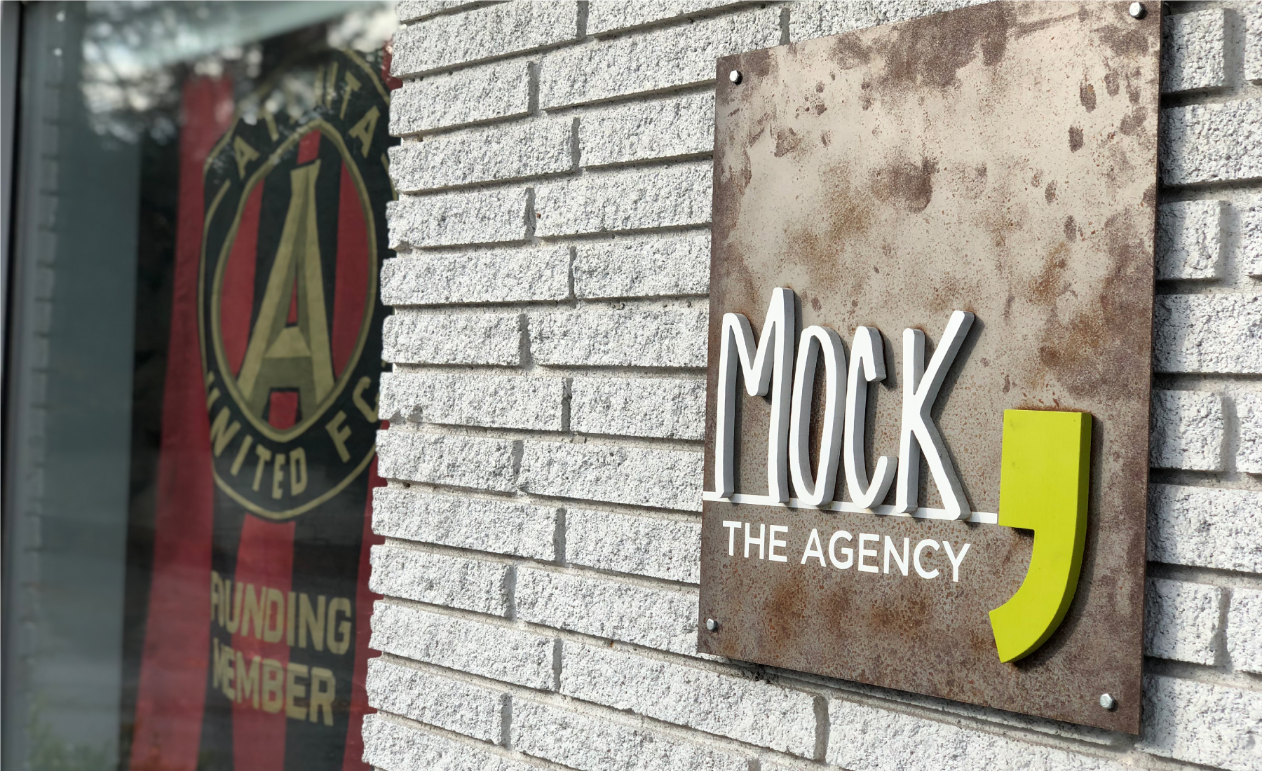 Entrance to MOCK, the agency - a design, advertising, and digital agency.