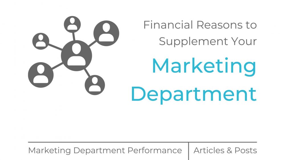 Financial Reasons to Supplement Your Marketing Department - MOCK, the agency