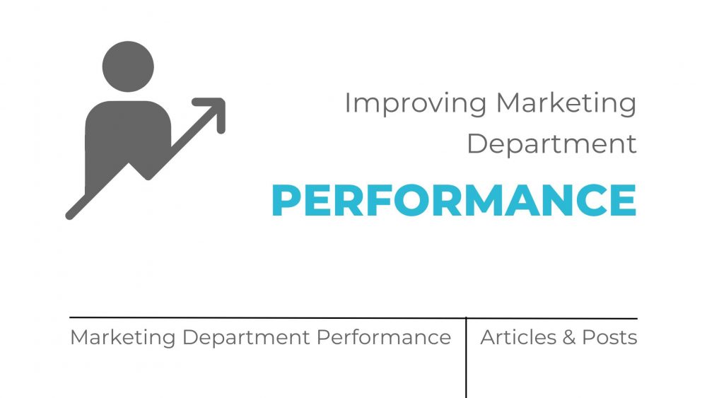 Improving Marketing Department Performance - by MOCK, the agency