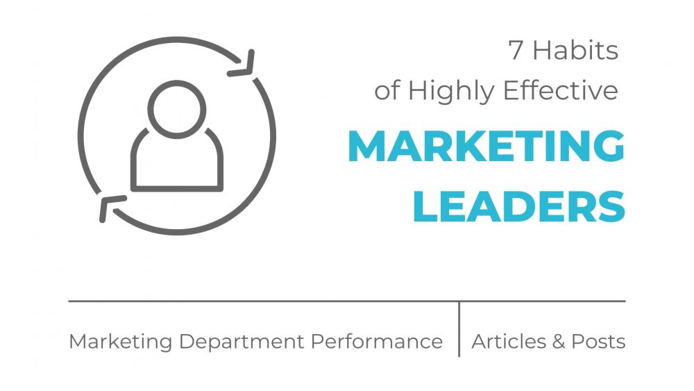 7 habits of highly effective marketing leaders - by MOCK, the agency