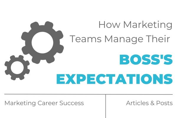 How marketing teams manage their boss’s expectations