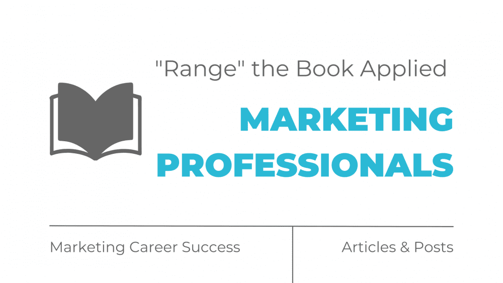 Range the book applied to Marketing Professionals