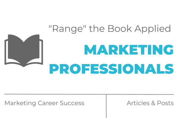Range the book applied to Marketing Professionals