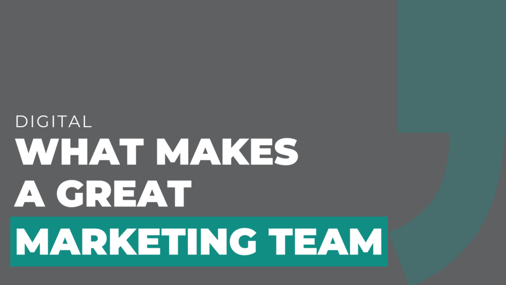 What Makes a Great Marketing Team