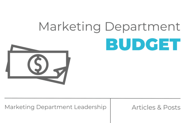 Marketing Department Budget