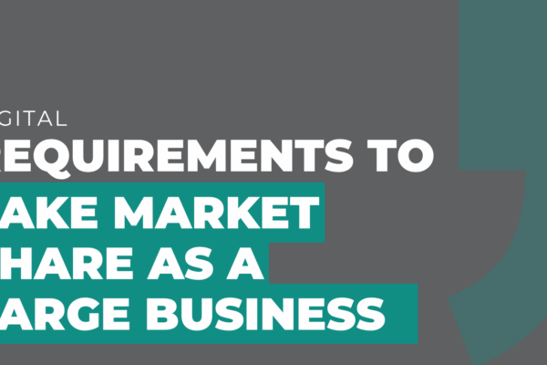 Requirements to take market share as a large business