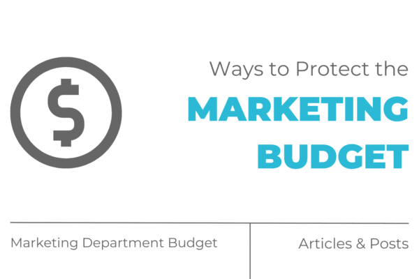 Ways to protect the marketing budget