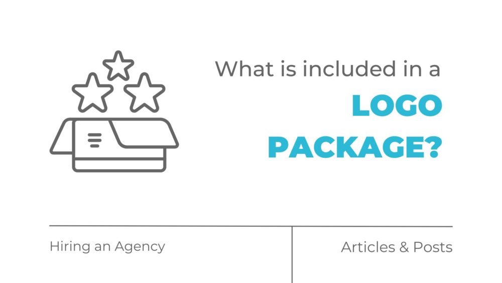 What is included in a logo package?