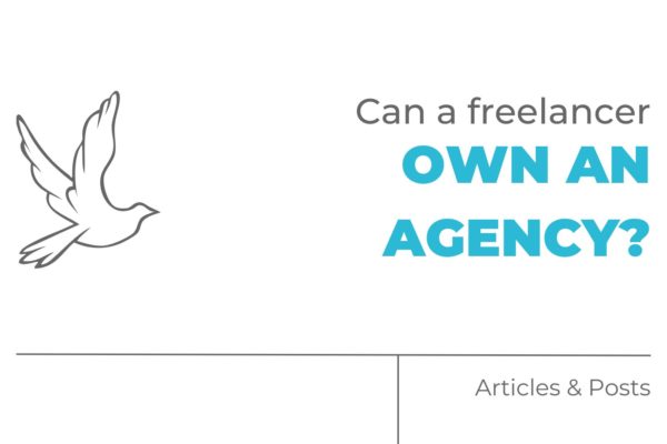 Can a freelancer own an agency?