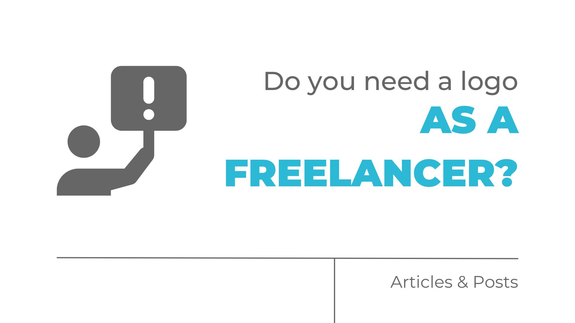 Do You Need A Logo As A Freelancer Mock The Agency