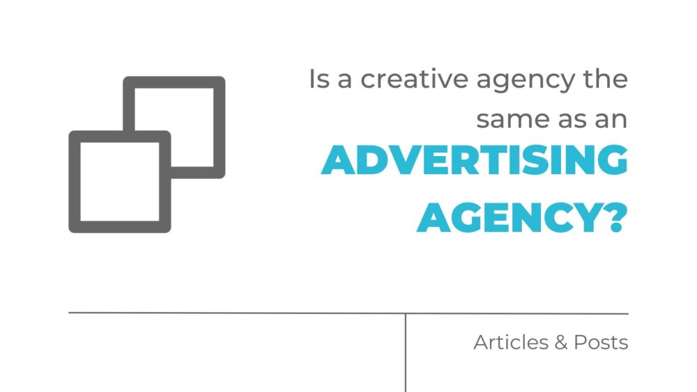 Is a creative agency the same as marketing agency?
