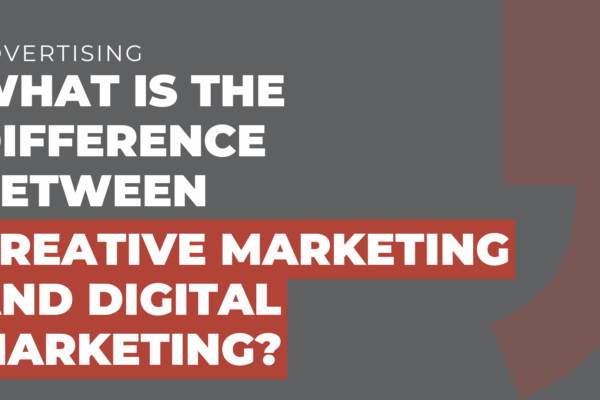 What is the difference between creative marketing and digital marketing