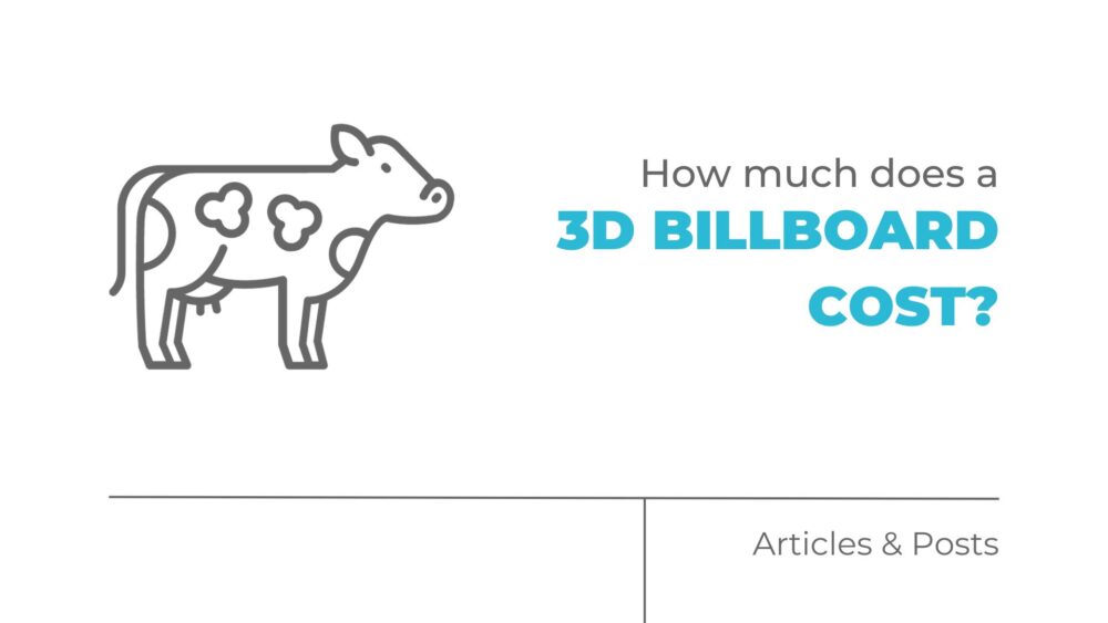How much does a 3D billboard cost?