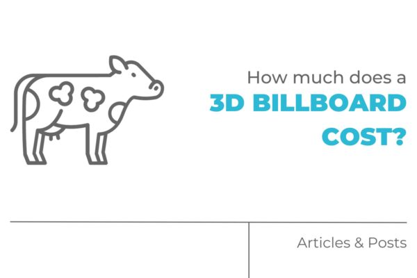 How much does a 3D billboard cost?