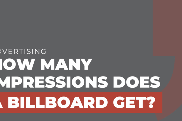 How many impressions does a billboard get