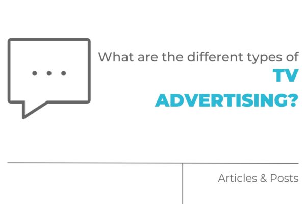 What are the different types of TV advertising?