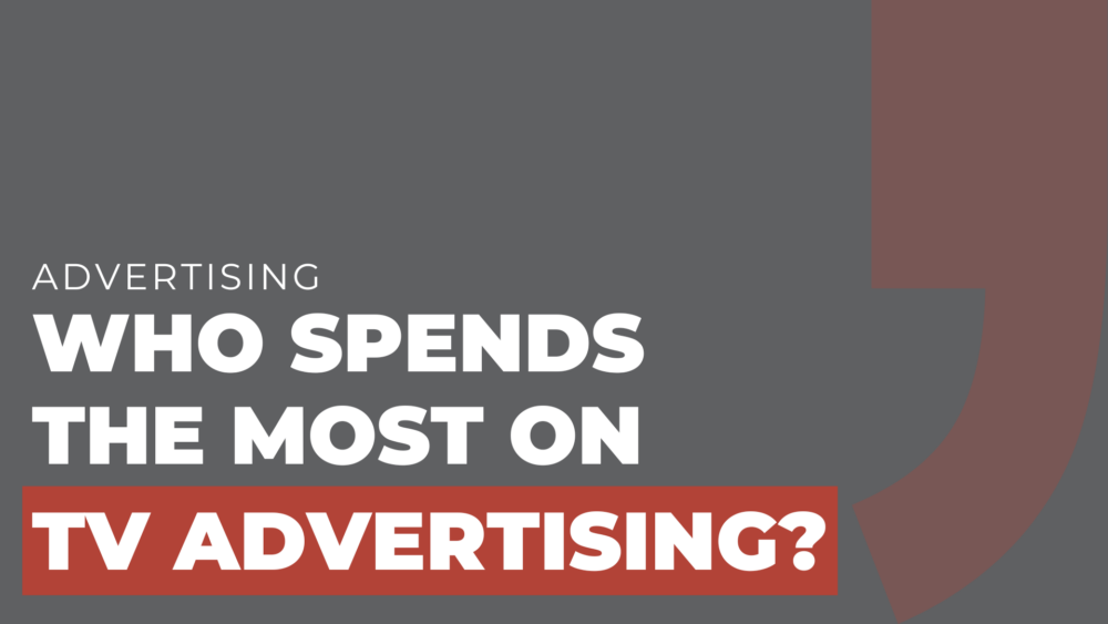 Who Spends the Most on TV Advertising