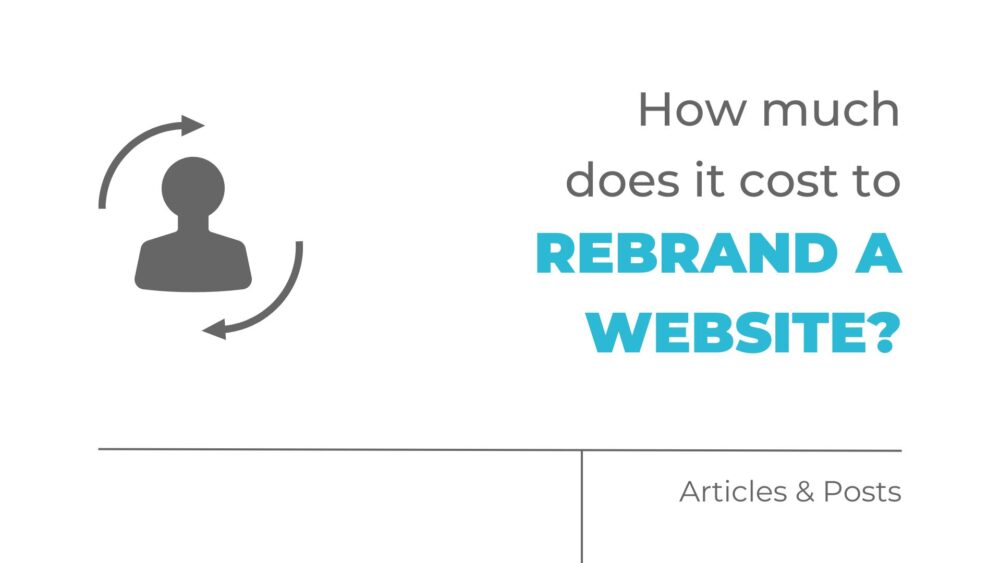 How much does it cost to rebrand a website?