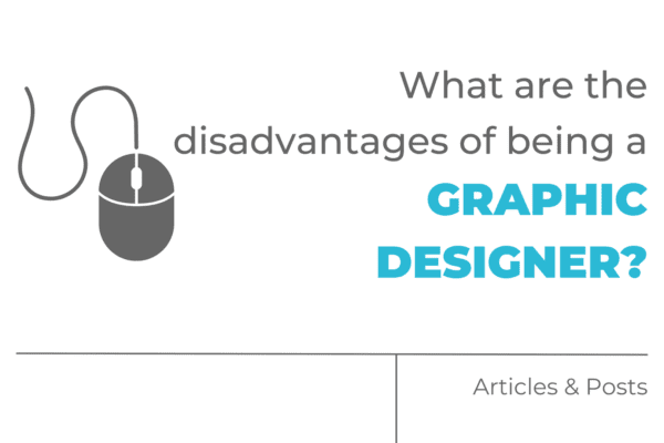 What are the disadvantages of being a graphic designer?