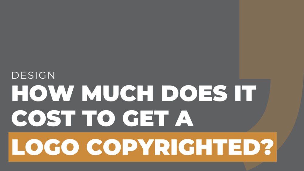 How much does it cost to get a logo copyrighted