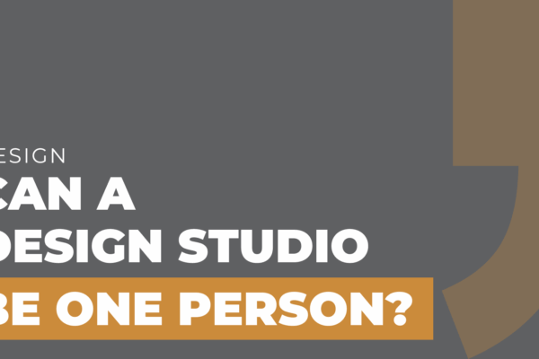 Can a Design Studio be one person
