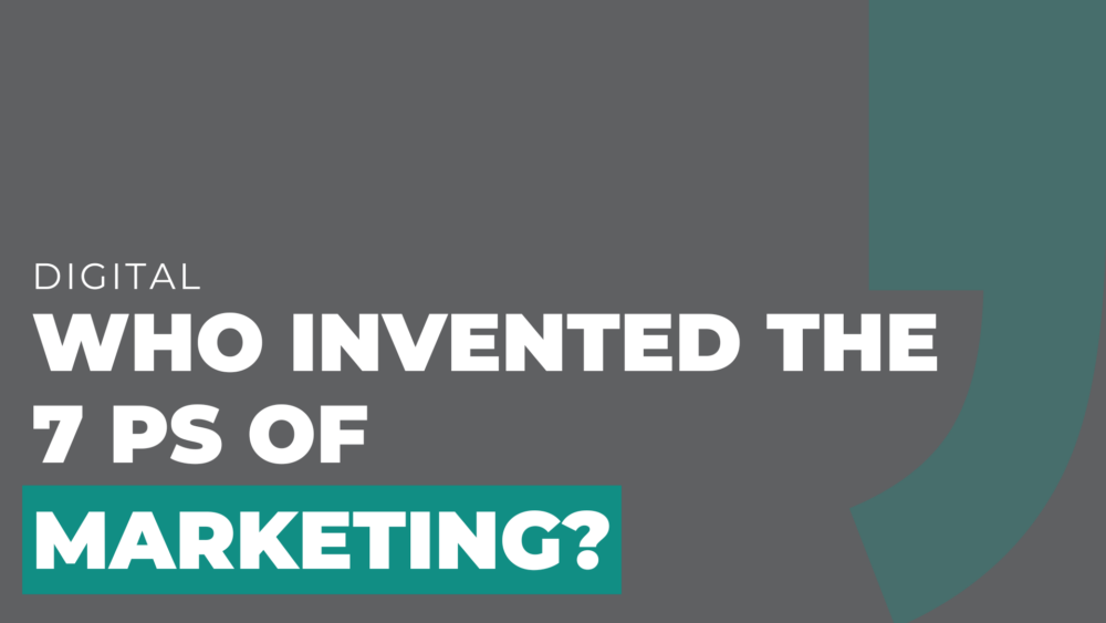 Who invented the 7 Ps of marketing