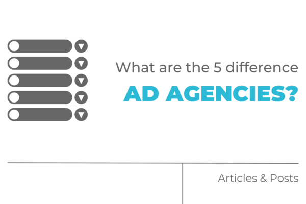 What are the 5 different ad agencies