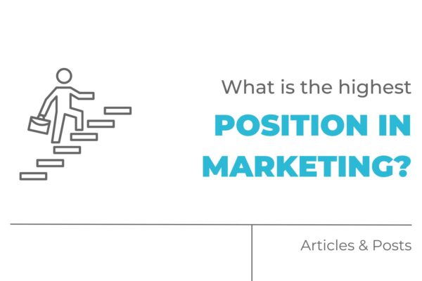 What is the highest position in marketing