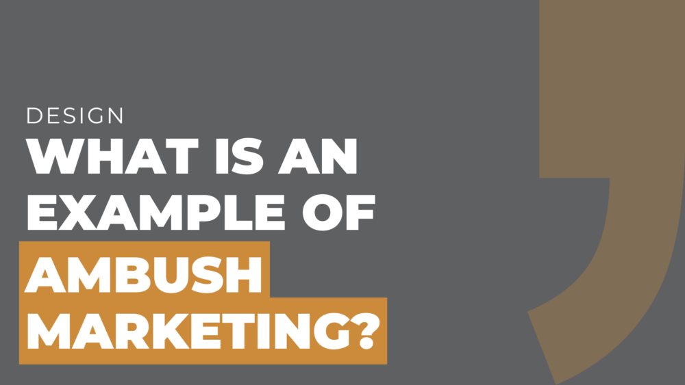 What is an example of ambush marketing