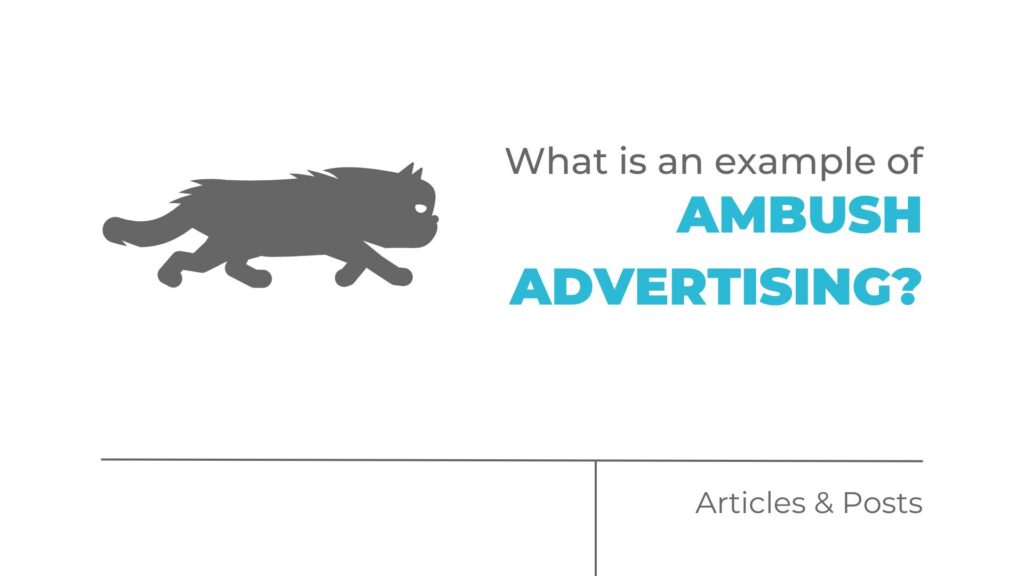 What is an example of ambush marketing