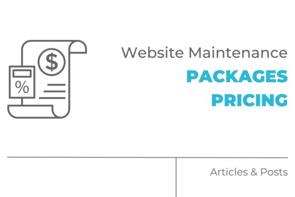 website maintenance packages pricing