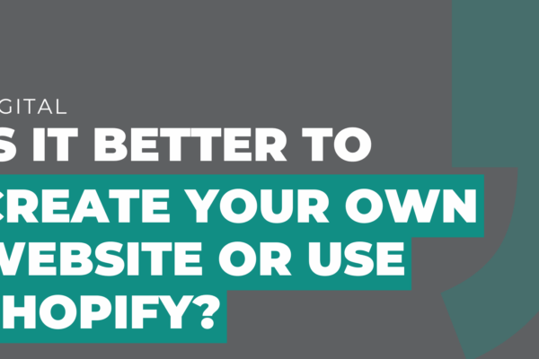 Is it better to create your own website or use shopify