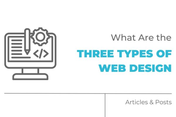 what are the three types of web design