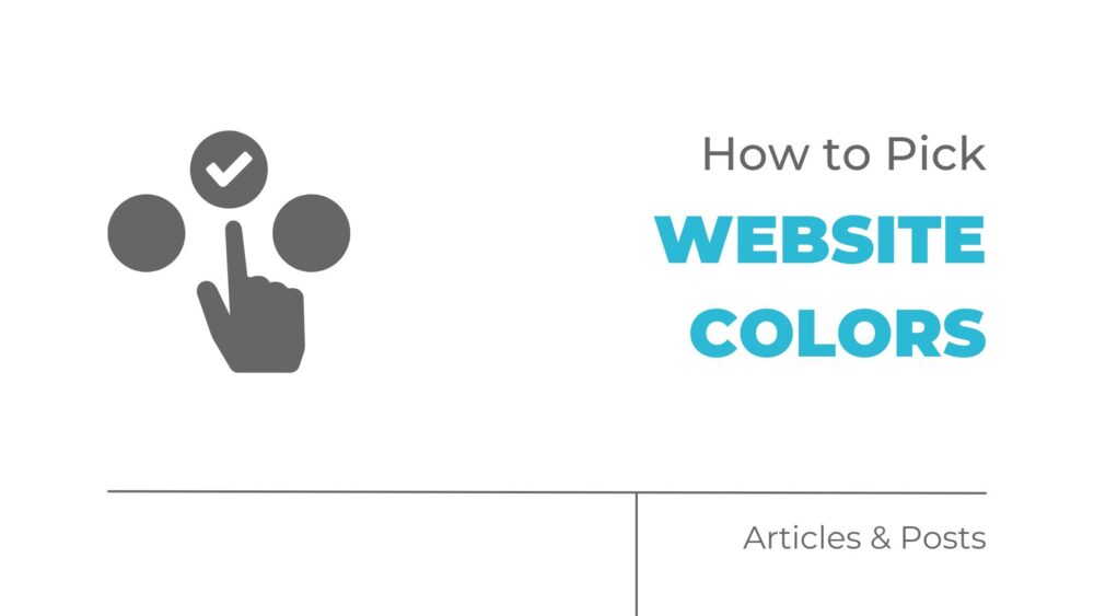 how to pick website colors