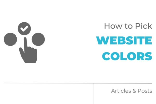 how to pick website colors