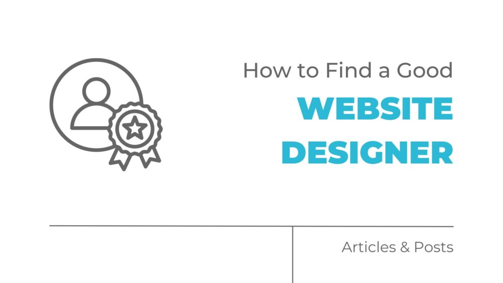 how to find a good website designer