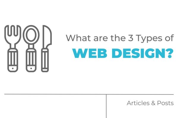 what are the 3 types of web design