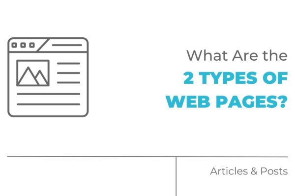 what are the 2 types of web pages