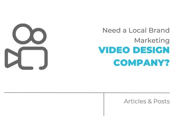 (Need a) local brand marketing video design company