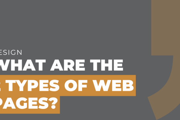 what are the 2 types of web pages