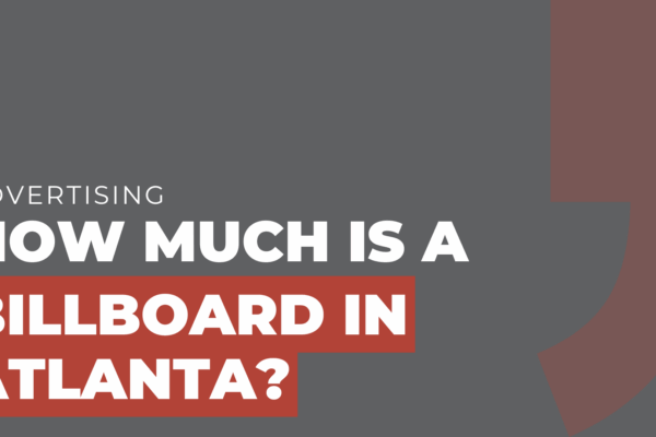 how much is a billboard in atlanta