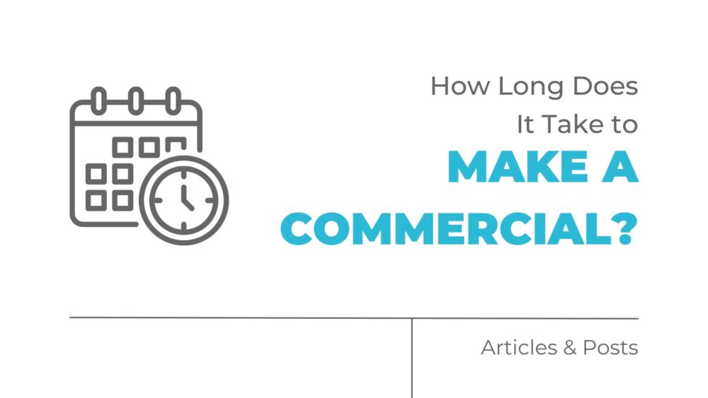 how long does it take to make a commercial