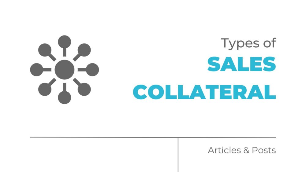 types of sales collateral