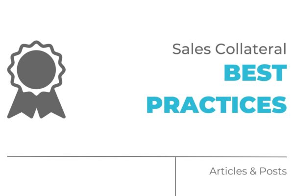 sales collateral best practices