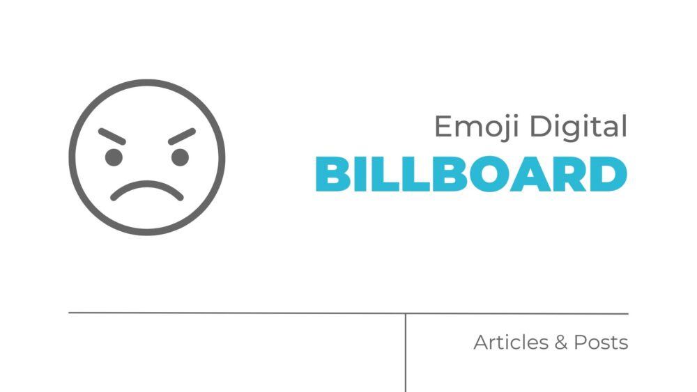 emoji digital billboard