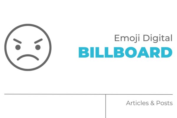 emoji digital billboard