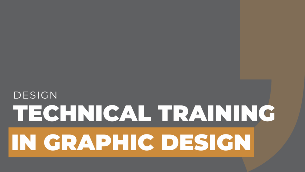 technical training in graphic design