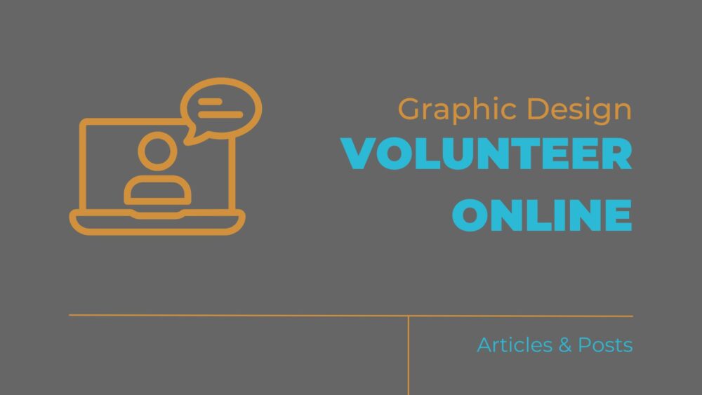 graphic design volunteer online