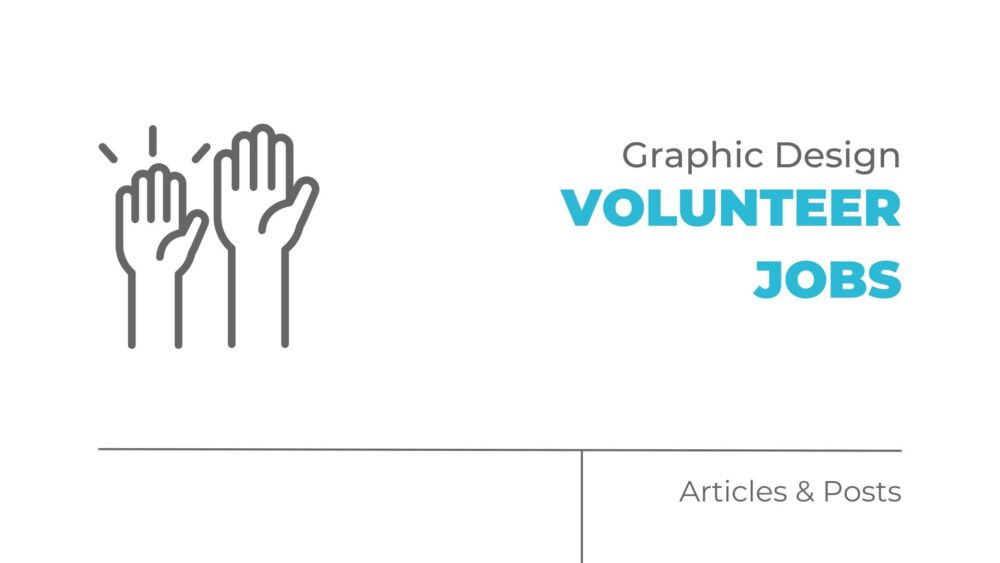 graphic design volunteer jobs