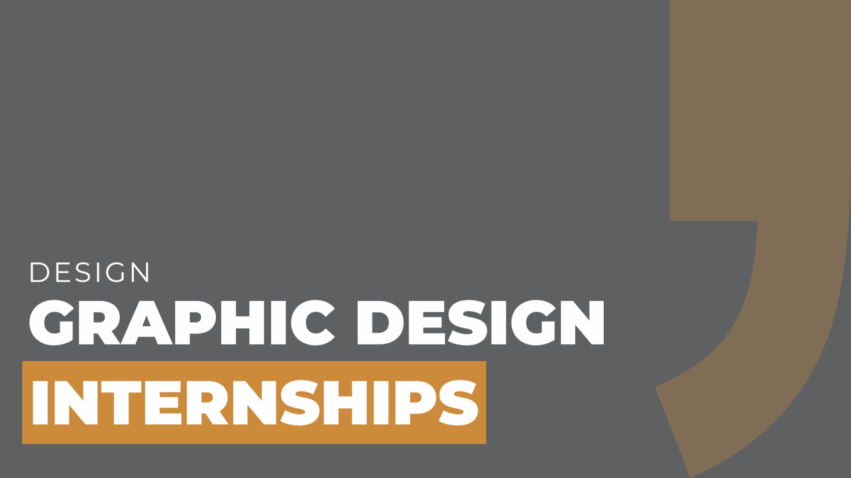 Graphic Design Internships